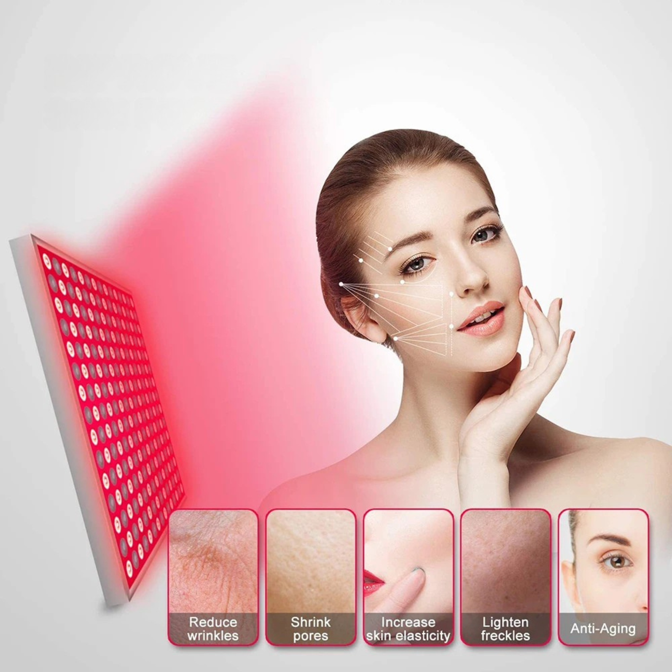 LED Red Light Therapy Panel